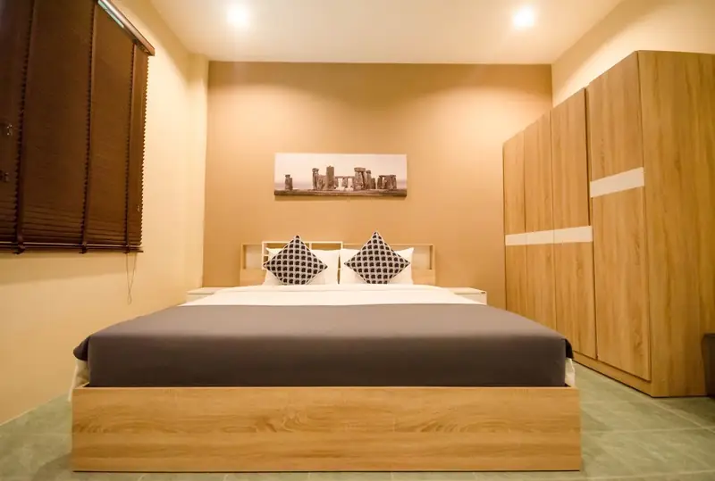 Bedroom with wardrobe