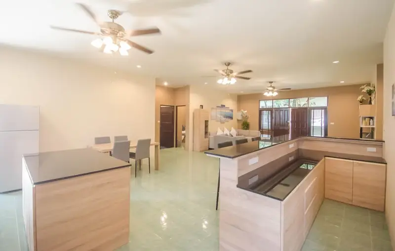 Kitchen with dining area
