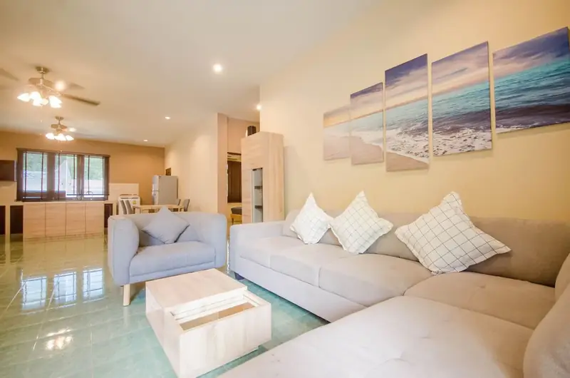 Living room seating area